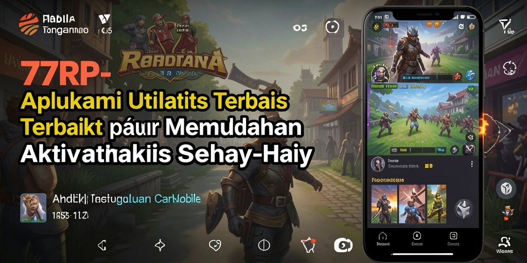 Tampilan antarmuka 77RP yang sederhana dan efektif.