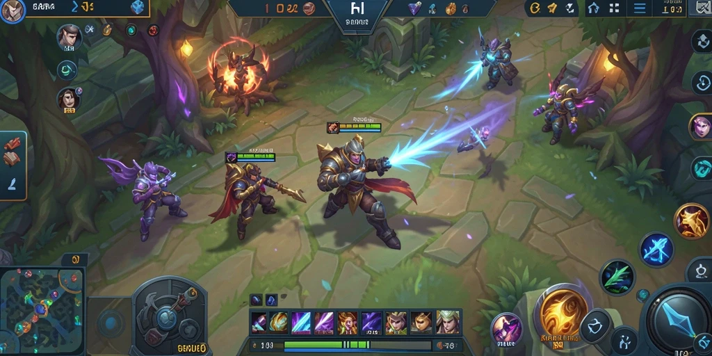 Screenshot gameplay BARU01 menunjukkan aksi pertempuran yang intens.