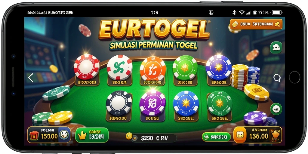 Screenshot gameplay EUROTOGEL menampilkan simulasi togel yang mendebarkan.