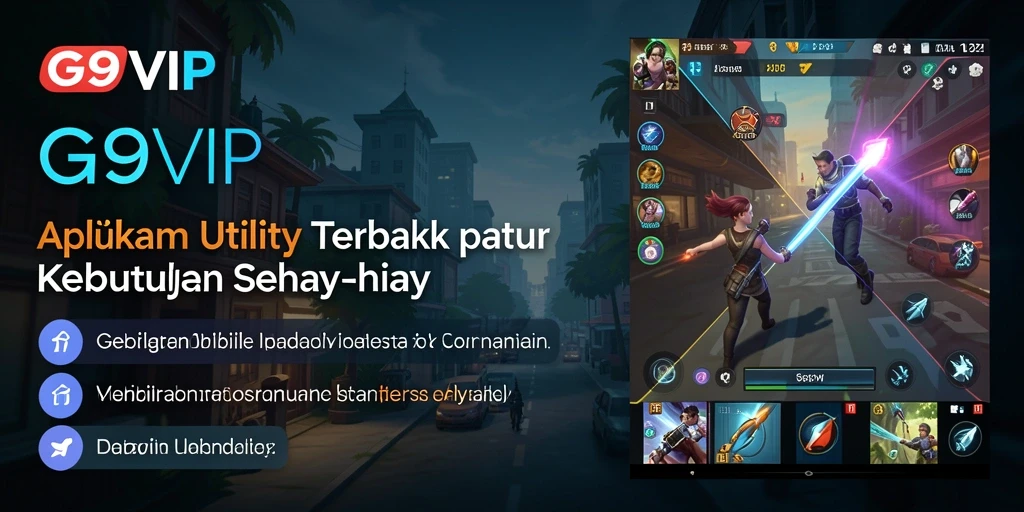 Tampilan antarmuka G9VIP yang intuitif dan menarik.
