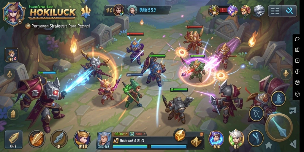 Tampilan gameplay menarik HOKILUCK dengan strategi yang mendebarkan.