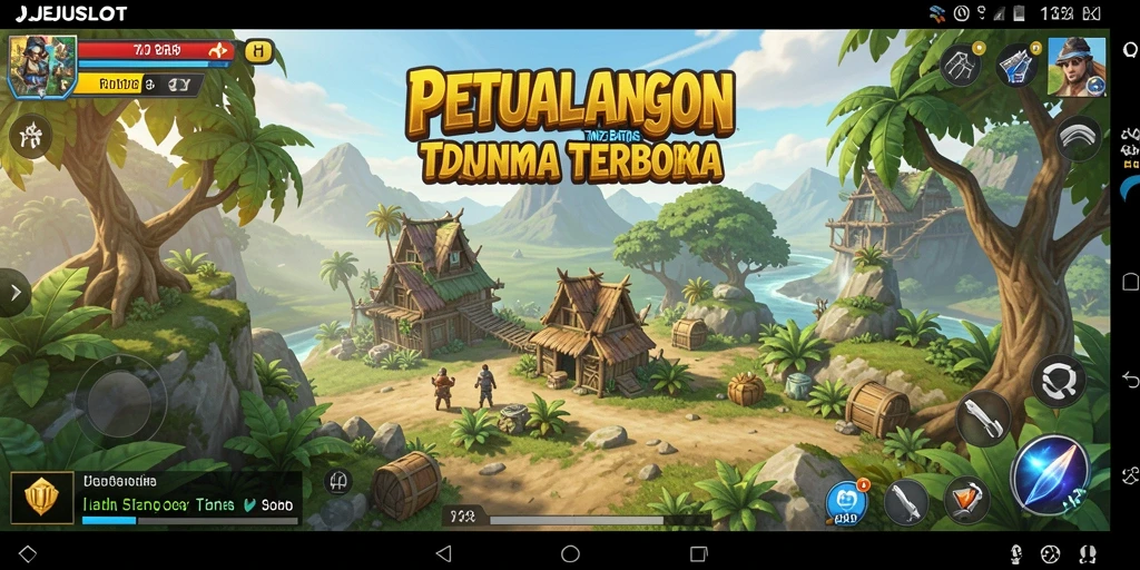 Tampilan gameplay Open World yang menakjubkan dalam JEJUSLOT.