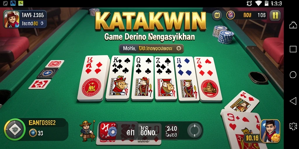 Screenshot KATAKWIN menampilkan gameplay seru dan grafis menarik.