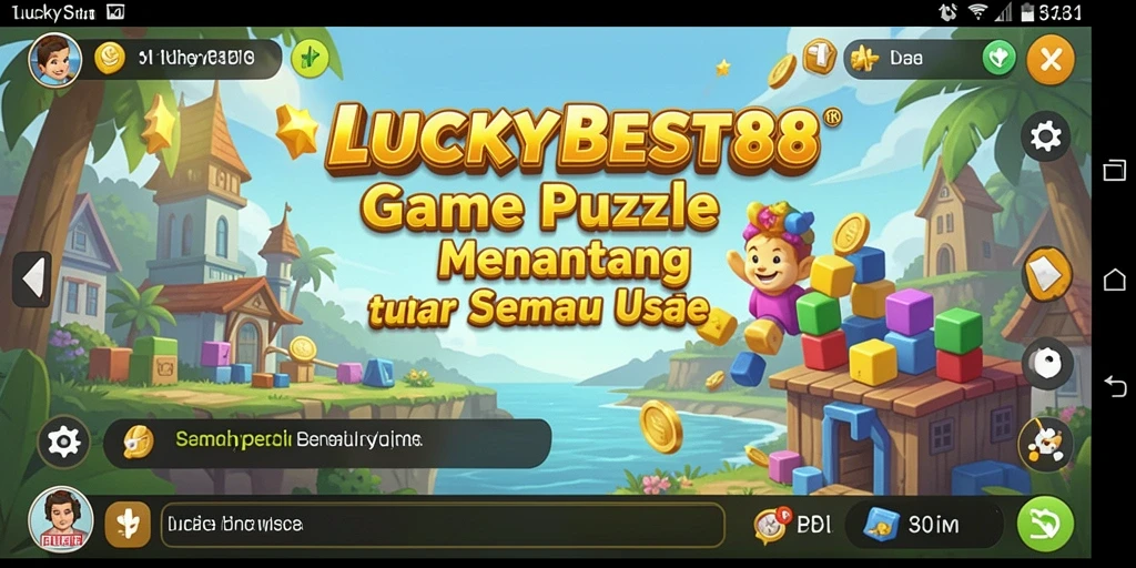 Tampilan gameplay LUCKYBEST88 yang menarik dan penuh tantangan.