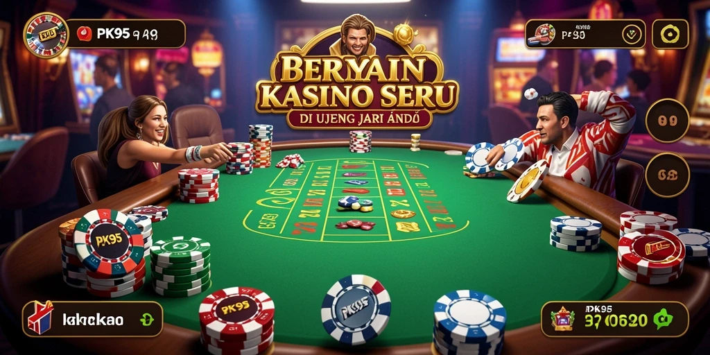 Screenshot gameplay PK95 yang menampilkan aksi seru Kasino.