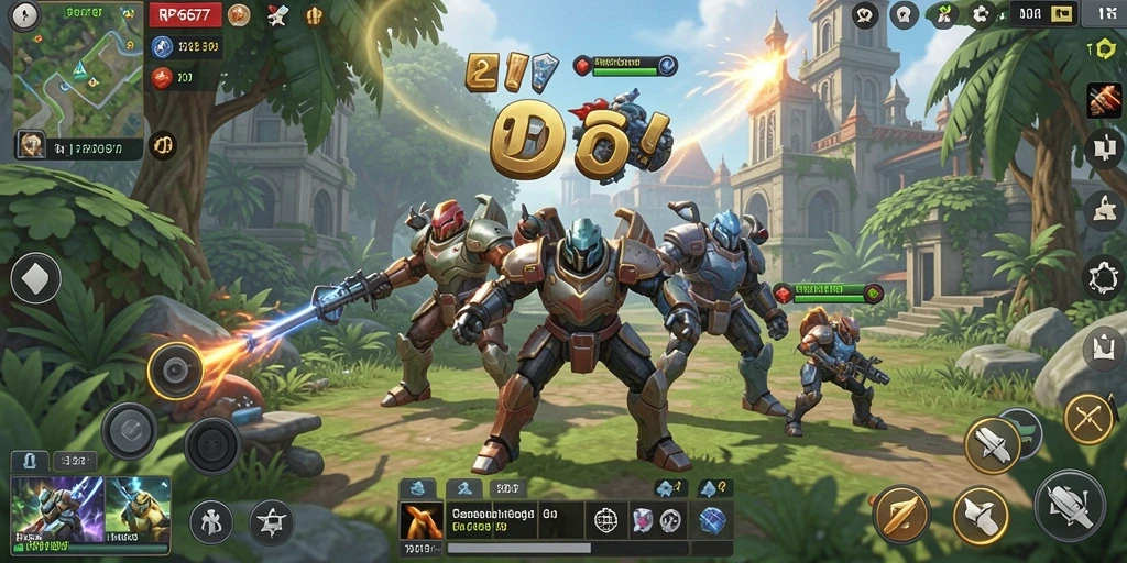 Tampilan gameplay seru dan strategi di RP6677.