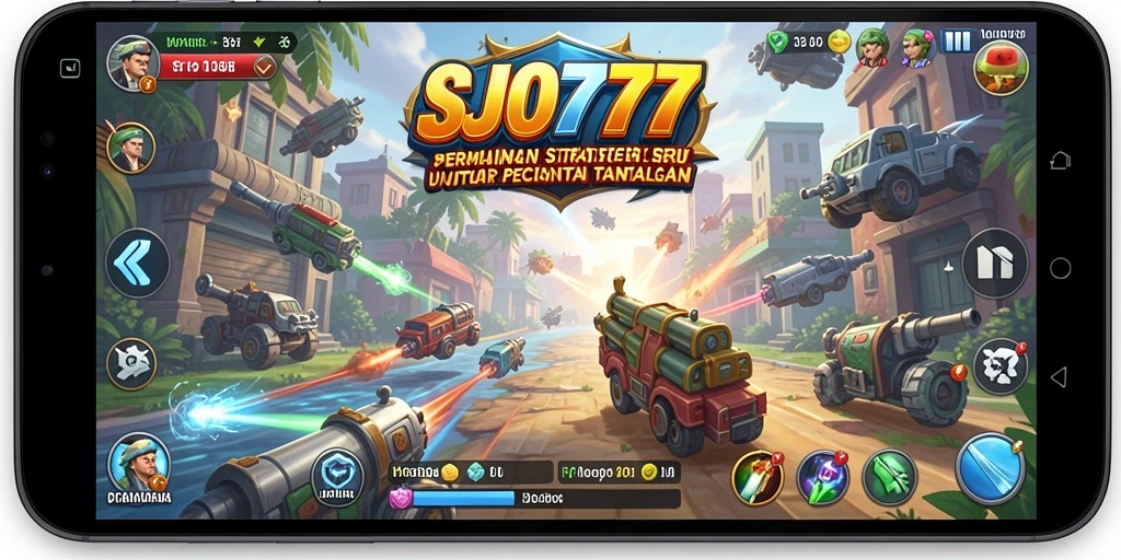 Tampilan gameplay SJO777 yang penuh strategi dan taktik.