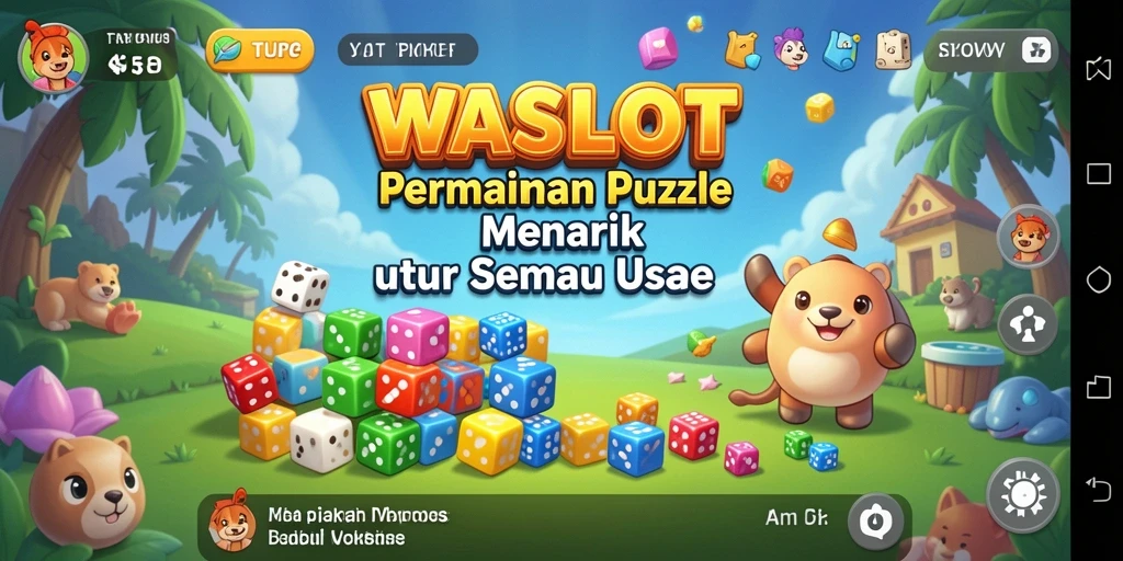 Tampilan screenshot <strong>WASLOT</strong> menampilkan gameplay menantang dan penuh warna.